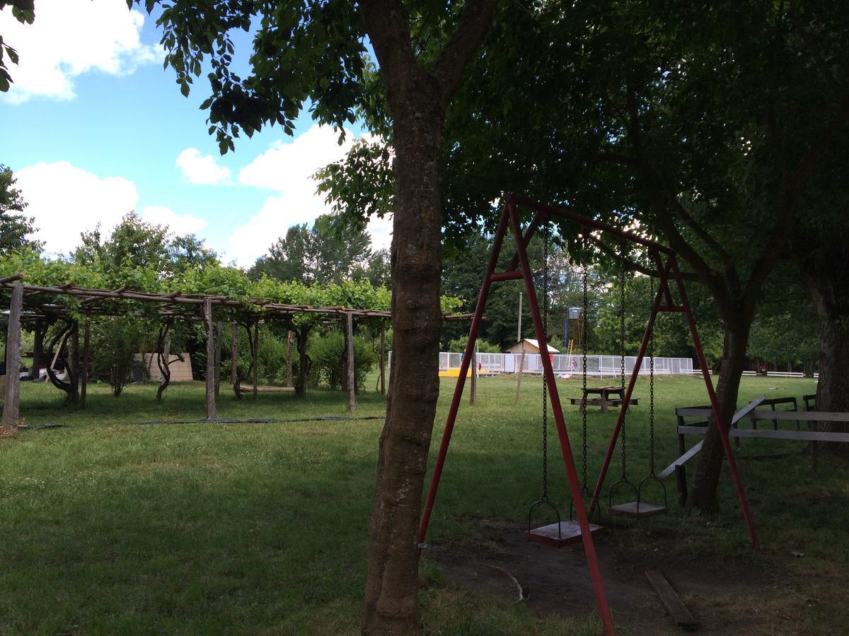 Camping & Hospedaje Rio Laja El Manzano  ภายนอก รูปภาพ